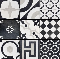 Płytki patchworkowe czarno biały Fioranese Cementine Black&amp;White Mix 20x20 38755