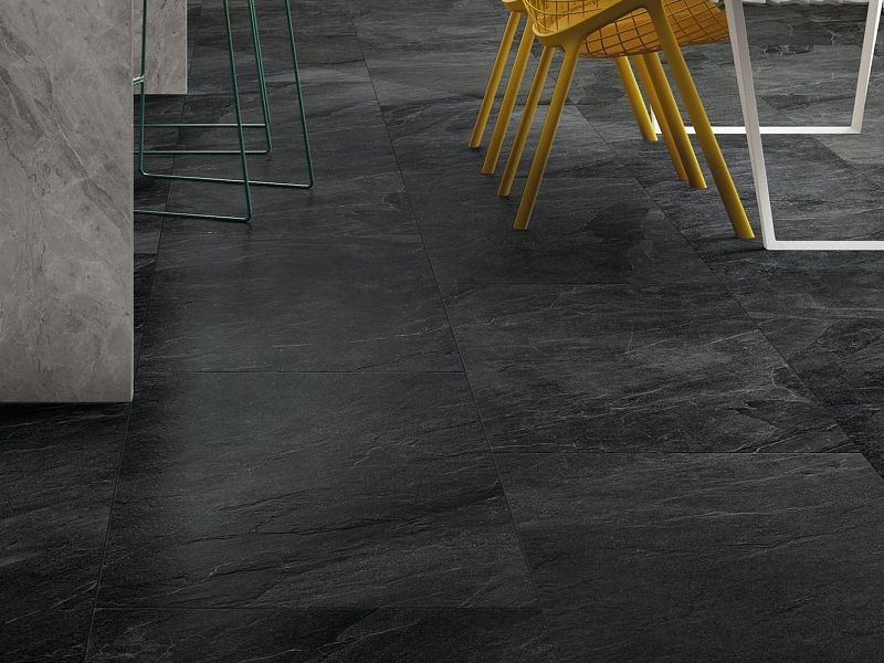 Italgraniti Shale Dark Naturale 120x120 płytki gresowe imitujące kamień 105493