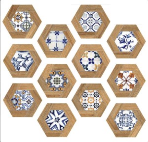 ITT Gador Matt 23x27 hexagonale Fliese