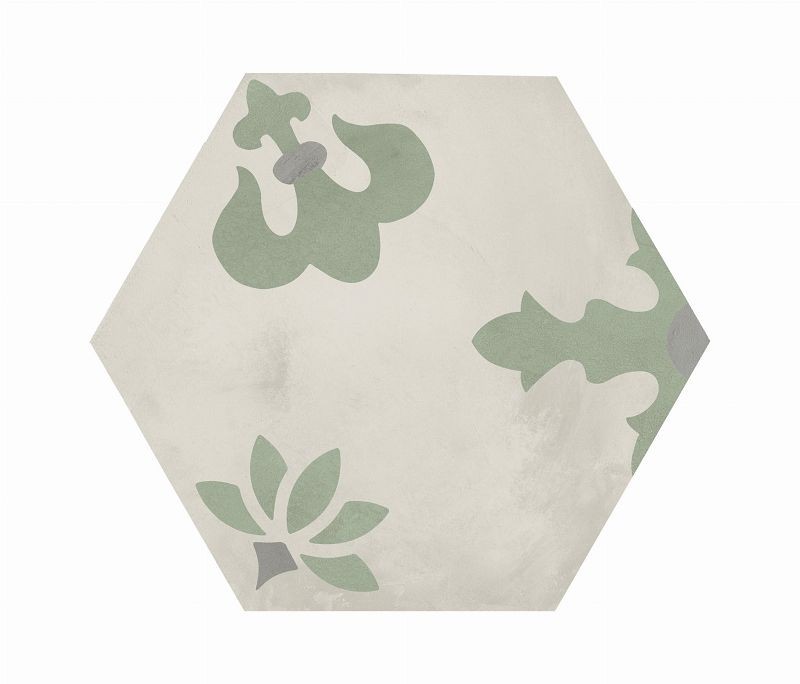Marca Corona Terra Art Mix Sabbia/Menta Esagona 25x21,6 I422 płytki heksagonalne 144402