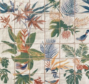 Mainzu Dekor Mural Sonata 120x120: Musterfliesen Bad 120x120