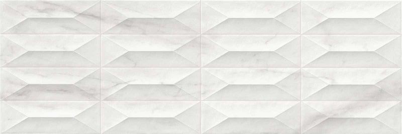 Marazzi Marbleplay White Struttura Gem 3D 30x90 M4PC płytka ścienna 139295