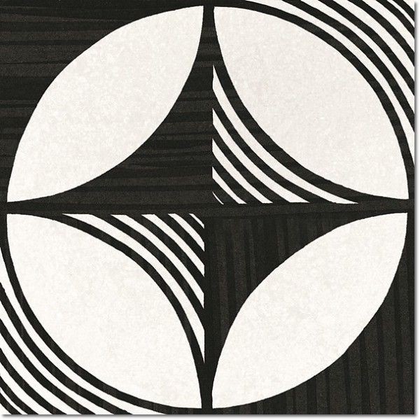 Equipe Caprice Deco Compass B&W 20x20 płytka gresowa 126964