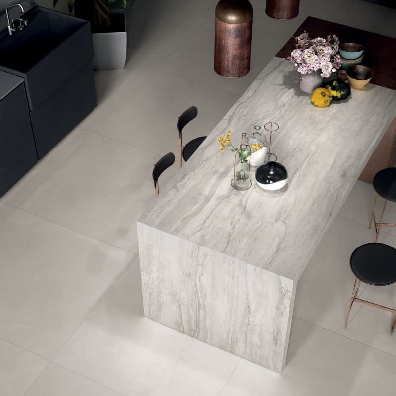 Ariana Concrea Plain White Naturale 80x80 płytki gresowe imitujące beton 114388