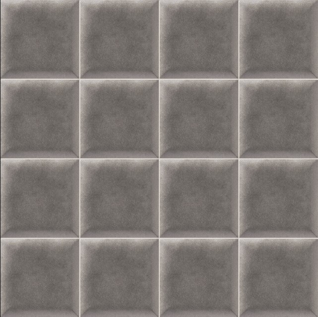 Płytki 3d wypukłe ciemno-szare Mainzu Bombato Grey 15x15 54578