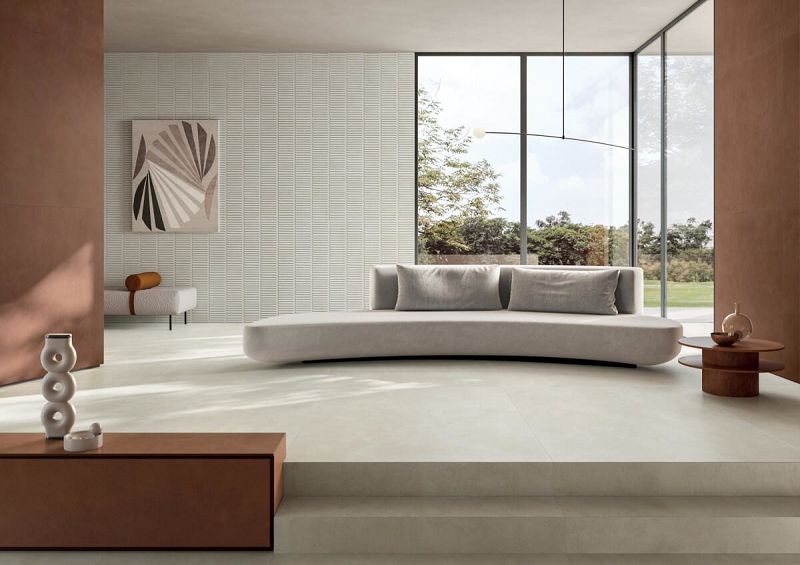 Italgraniti Terre Bianco StrideUp 120x120 płytki gresowe imitujące kamień 105762