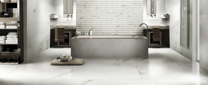 Płytki imitujące marmur Cerim Timeless Calacatta Lucido 80x80 hb 11573