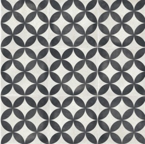 Aparici Bondi Connect Nat G-3146: Schwarz-weiße Patchworkfliesen 59,2x59,2 cm