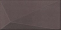 Cegiełki wypukłe nowoczesne brąz Mainzu Diamond Graphite 10x20 dms 55043