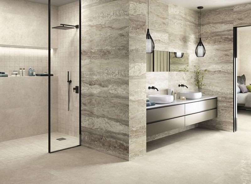 APE Wabi Sabi Travertino Brescia Matt Rect 60x60 płytki kamienne gresowe 112844
