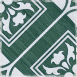 Andratx Telmo Green 15x15 Fliesen Patchwork Bodenbelag