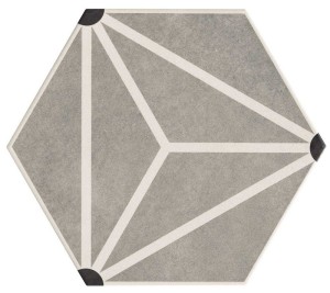 Realonda Osaka Grau 28,5x33 hexagonale Fliese