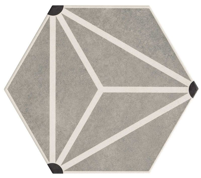 Realonda Osaka Grey 28,5x33 płytka heksagonalna 150117