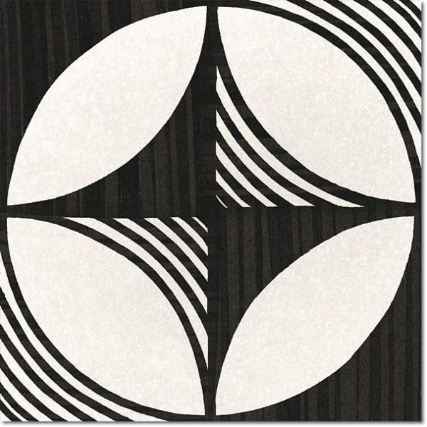 Equipe Caprice Deco Patchwork B&W 20x20 płytka gresowa 127005