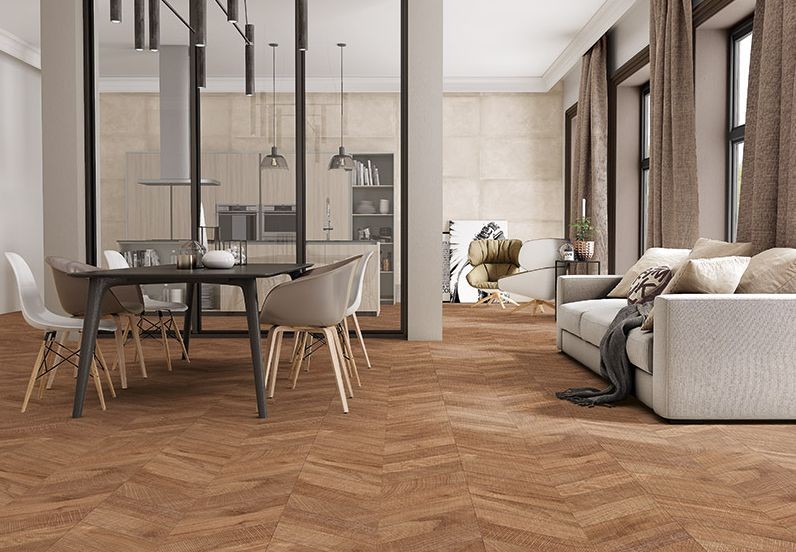 Ibero Artwood Chevron Nut 60x120 płytki drewnopodobne 133358