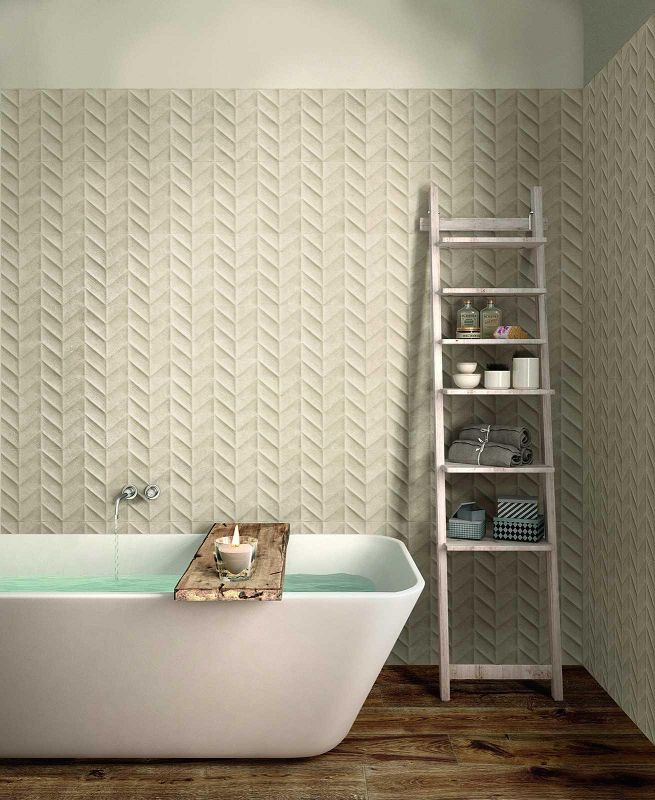 Marazzi Work Beige Struttura Spike 30x90 M13A płytka ścienna 142744