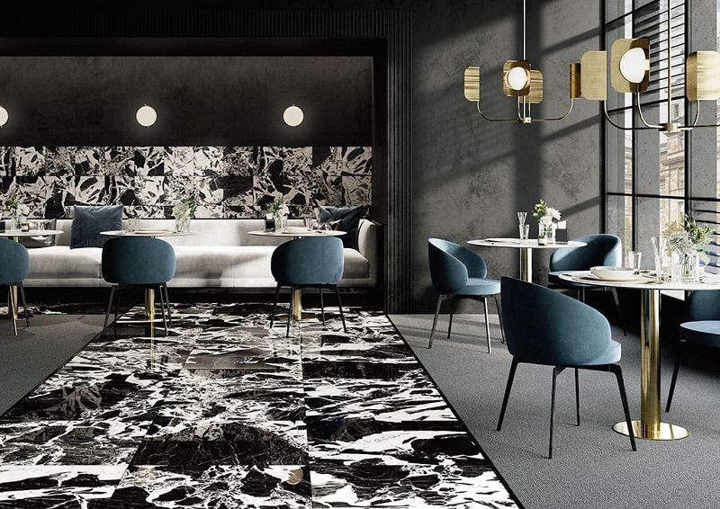 Fioranese Prestige Black Antique Effect Polished 30x60 M3367LR płytki gresowe 131136