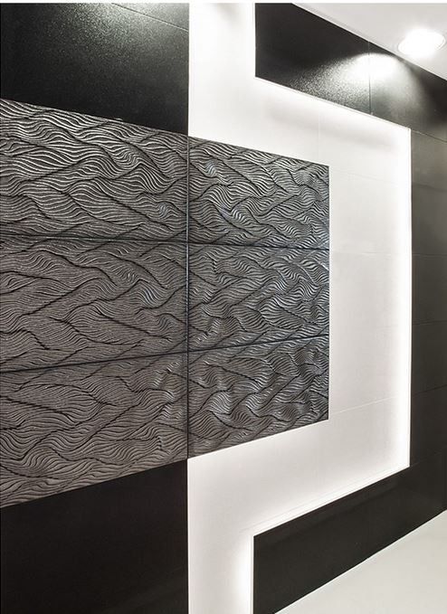 Gres czarny brokat Azteca Smart Lux Black 60x60 1654