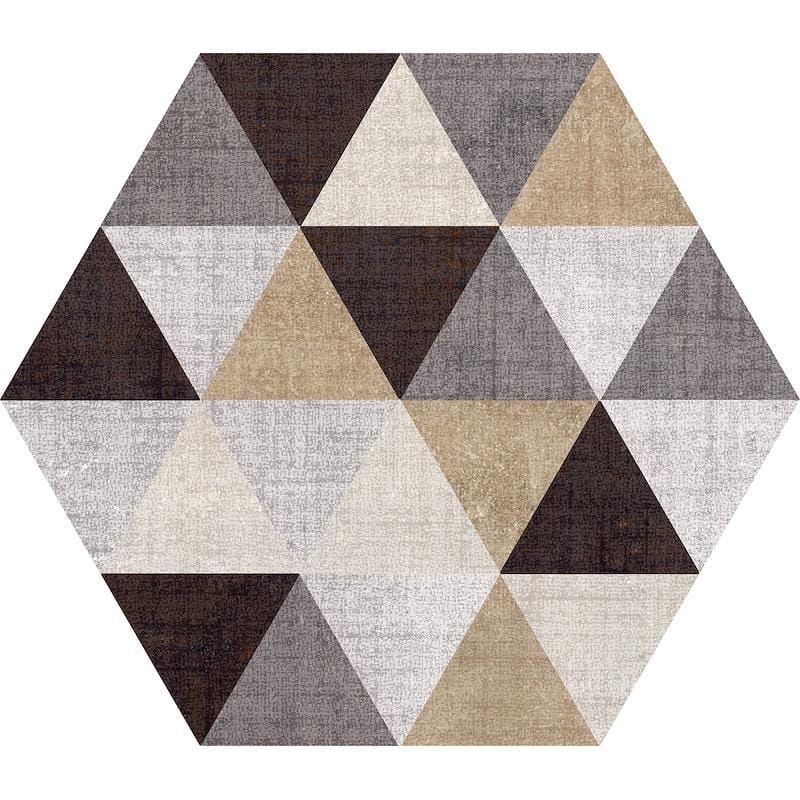 Marca Corona Textile Triangle Mix Esagona 25x21,6 D627 płytki heksagonalne 144618