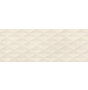 Marazzi Chill Ivory Struttura 3D Diamond 25x76 MAA2 Wandfliesen Dekorativ