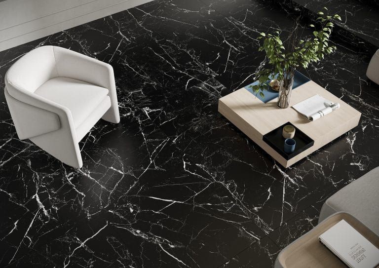 Cerrad Marmo Morocco Black 79,7x79,7 płytki gresowe imitujące czarny marmur 120642