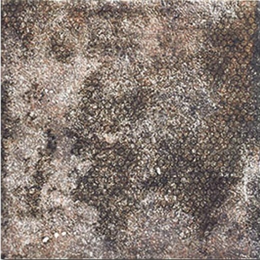 Płytki łazienkowe czarno-szare Mainzu Mandala Black 20X20 50510