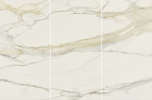 Florim Rex Calacatta Gold Chain Matt: Spiegelglatte Marmor-Bodenfliesen 360x240