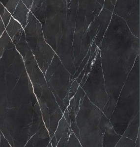 Italgraniti Charm Experience Calacatta Black 120x120: Gres Fliesen, schwarzer Marmor-Look