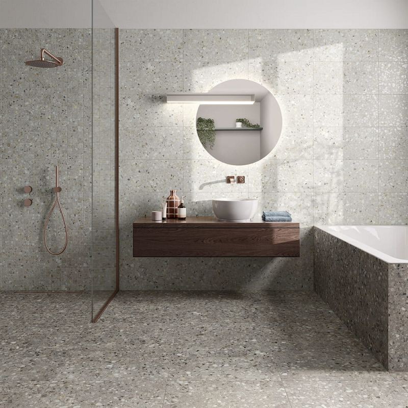 Saime Frammenta Grigio Naturale 60x120 płytka lastryko gresowa 150510
