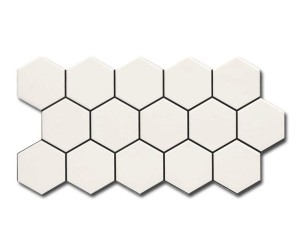 Realonda Hex Snow 26,5x51 Fliese aus Gres