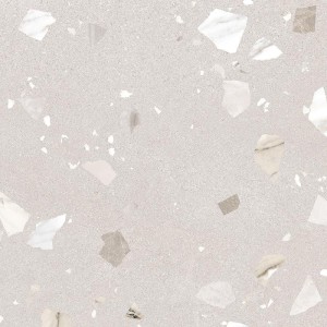 Arcana Ribe-SPR Beige 80x80: Feinsteinzeug Fliesen, Terrazzo-Optik