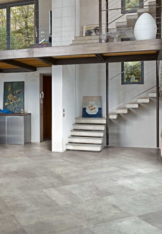 Płytki podłogowe beton przetarty szare Florim Floor Gres Rawtech Raw- Dust natur 757824 120x120 94722