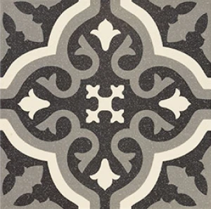 Marokkanische Fliesen Antik-Look Mainz Centro Florentine Black 20x20