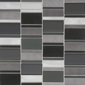 Dunin Metallic Allumi Piano Grau 73 29,3x29,8 Metallmosaik