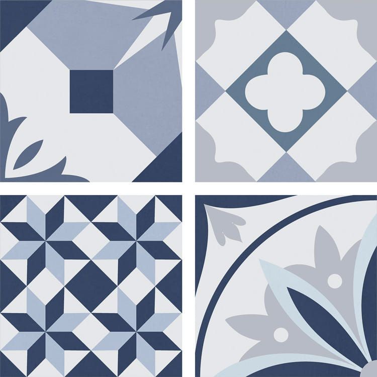 Gayafores Lumier Taco Blue 16,5x16,5 płytka gresowa patchwork 164302