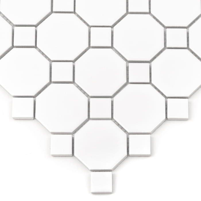 Dunin Mini Octagon White 55 Matt 29,5x29,5 mozaika heksagonalna 103691