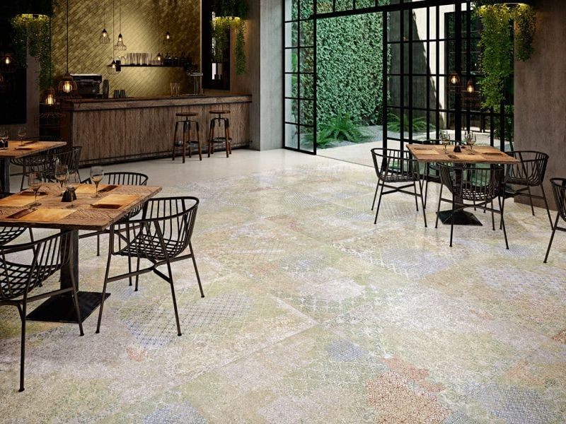 Aparici Bohemian Blue Outdoor 2 cm 49,75x99,55 płytki tarasowe patchwork 106543