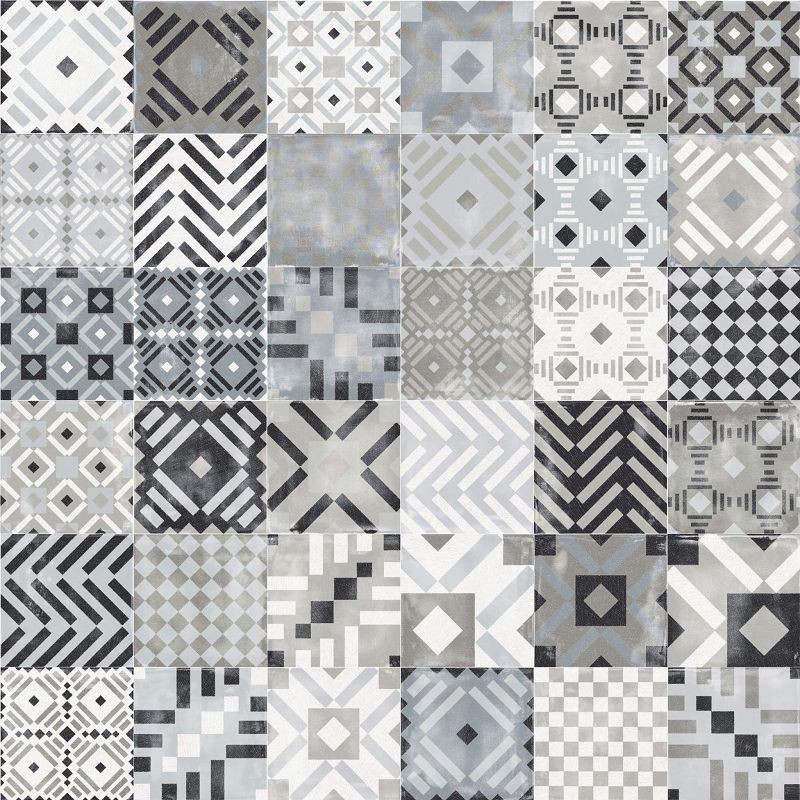 ABK Play Labirynth Mix Grey 20x20 płytka gresowa patchwork 107813