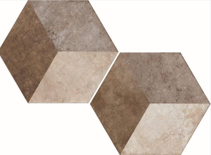 Płytki heksagonalne beżowe Fioranese Heritage Deco Texture 2 34.5 x 40 70996