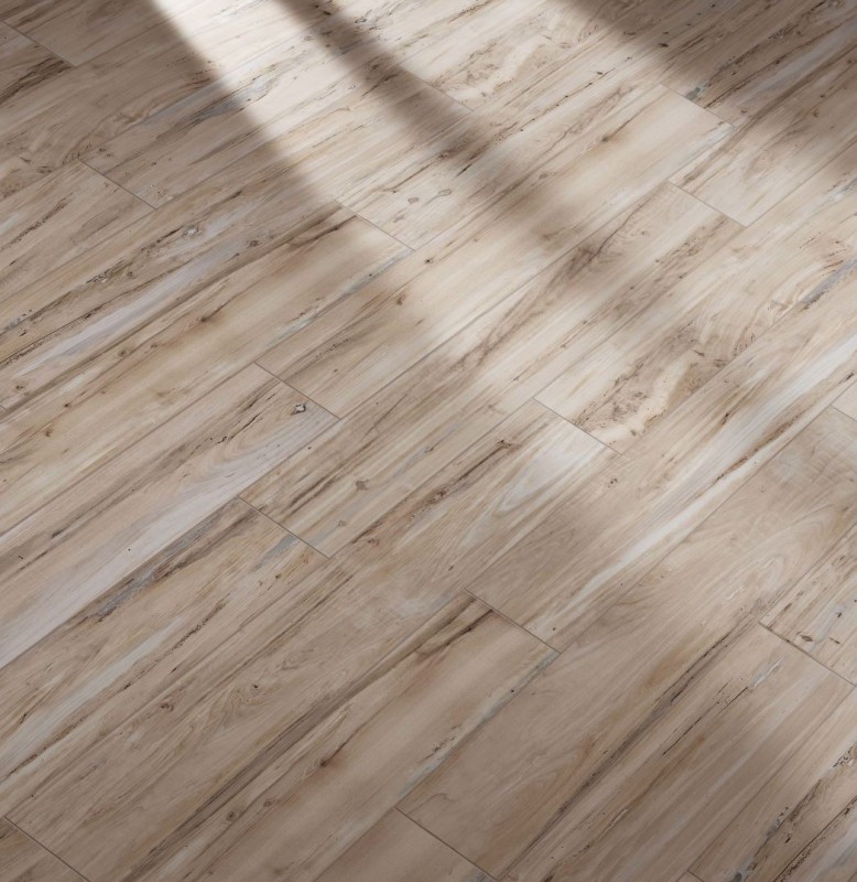 Płytka podłogowa drewno rustykalna sęki beżowa szalon ABK Nest Beige 20x120 86899