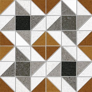 Vives Seine Evry-R Rojizo 20x20 Patchwork Fliesen aus Feinsteinzeug