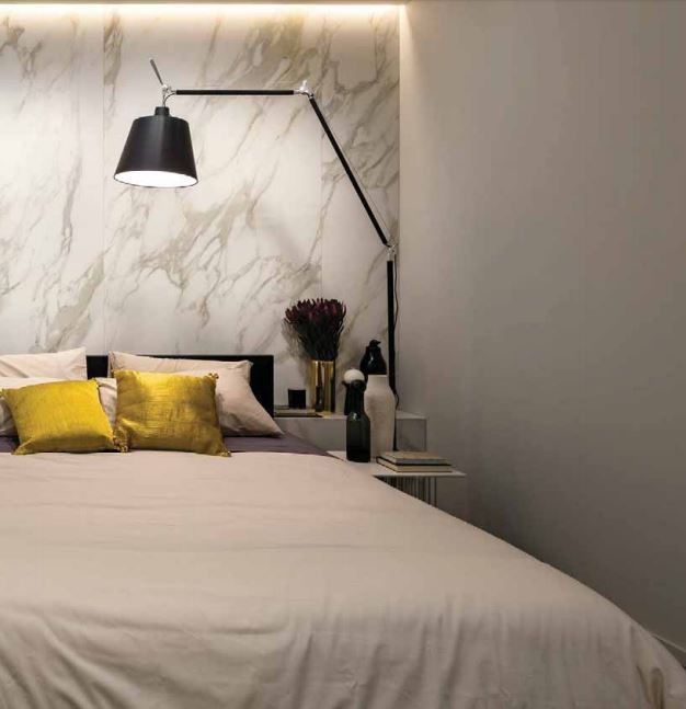 Płytki podłogowe marmur biały ze złotą żyłą Florim Rex Etoile de Rex Étoile Creme Mat 60x120x10mm 96154