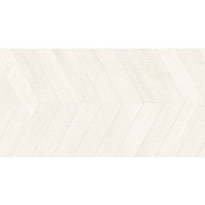 Ibero Artwood Chevron Weiß 60x120 Holzoptik Fliesen