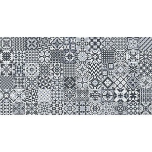 Gayafores Heritage Deco Schwarz 32x62,5 Wandfliese