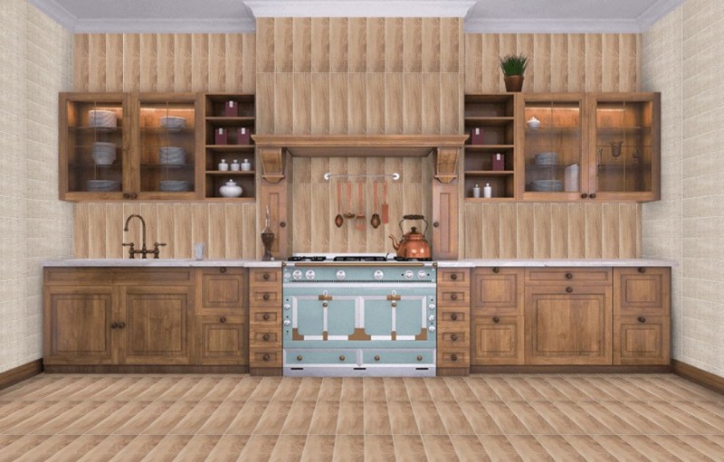Wyprzedaż! Włoski gres jak drewno zółty dąb seki Marazzi Treverkmood Faggio 15x90 36353