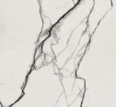 Płytki podłogowe marmur białe z czarną żyłą Florim Floor Gres B&W_Marble Breach GLO 766603 60x60 93972