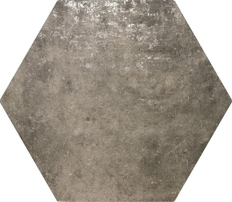ZYX Amazonia Grey 32x36,8 płytka metalizowana heksagon 158622