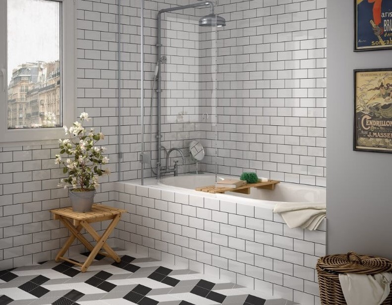 Płytki cegiełki EQUIPE EVOLUTION BLANCO Matt 10X40 20297