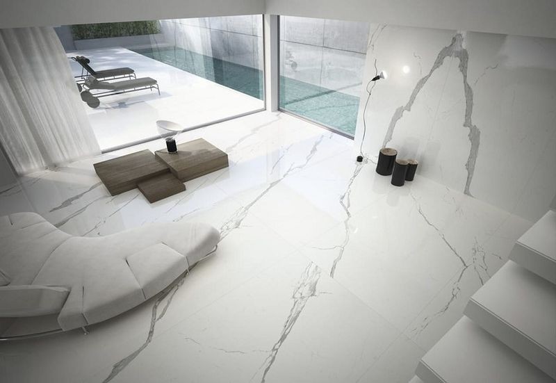 Casalgrande Padana Marmoker Statuario Grigio Lucido 120x120-6mm płytki marmurowe 105064