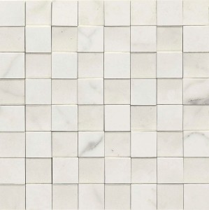 Marazzi Allmarble Altissimo Mosaik 3D 30x30: Marmoroptik Fliesen